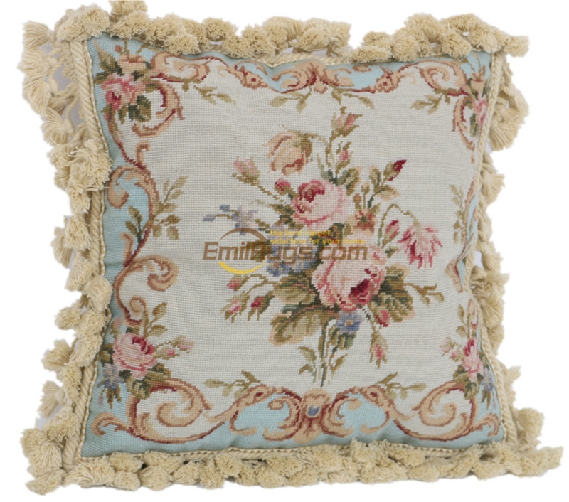 Rococo cloth art Baroque soft Hand woven pillow need..
